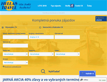 Tablet Screenshot of dovolenky.cesys.org